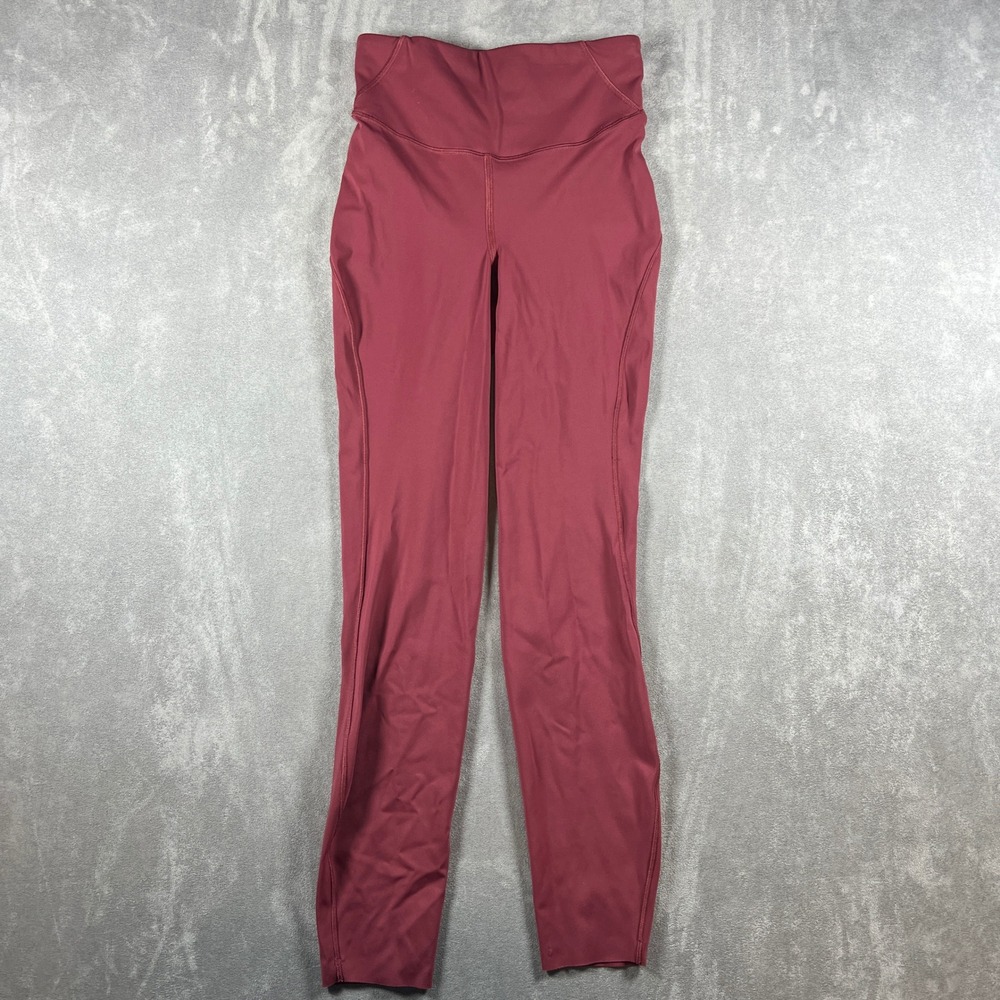 Lululemon Base Pace High-Rise Tight 25 Mulled Wine Burgundy Running Pants Sz 2